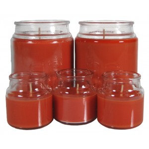 Mainstays Candle Jar Set, Cranberry Mandarin, 5 pieces   1781537